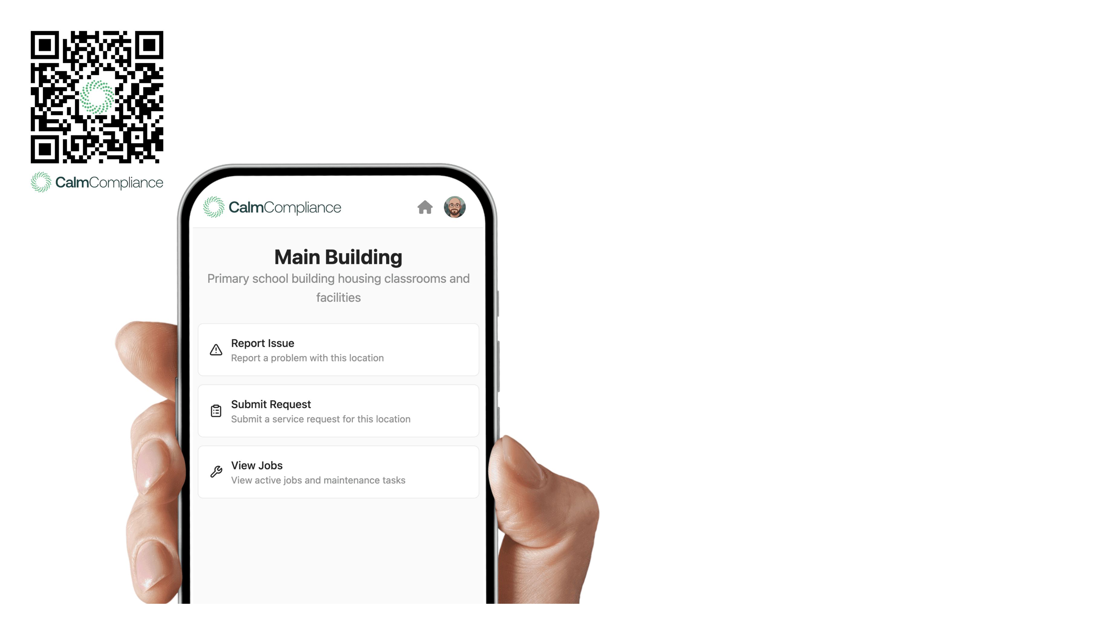 CalmCompliance dashboard showing unified compliance workflow